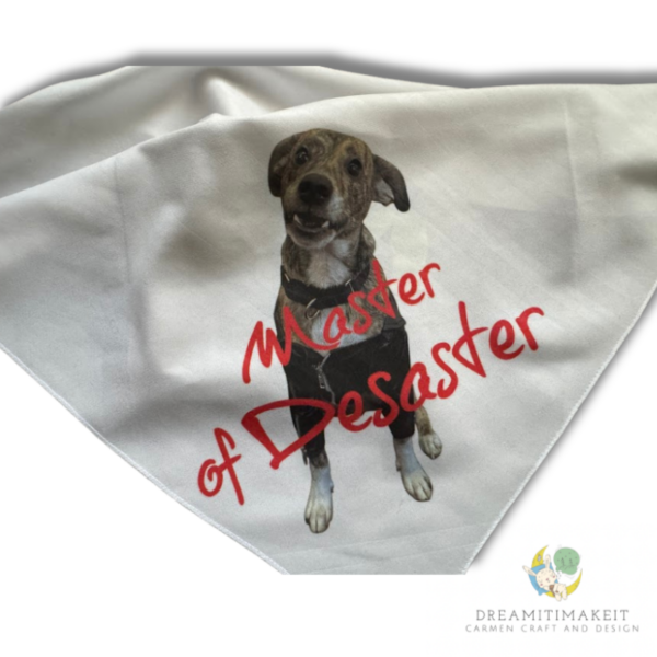 Customizable Dog Bandana (With Photo)